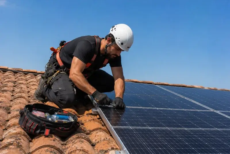 Maintenance et monitoring de panneaux solaires à Cenne-Monestiés