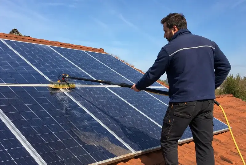 Nettoyage et entretien de panneaux solaires à Cenne-Monestiés